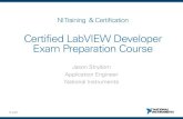 Certified LabVIEW Developer Exam Preparation LabVIEW Developer...  Certified LabVIEW Developer Exam