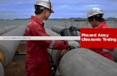 DACON Ultrasonic TestingINSPECTION SERVICES · Advanced NDT and Inspection Services . Oil and Gas, Refinery, Petrochemical, Heavy Industry, Mining Over 400 personnel ... Advanced