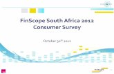 FinScope South Africa 2012 Consumer Survey - Brightrock · FinScope South Africa 2012 Consumer Survey 1 ... There are concerns over personal educational achievement as well as social