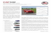 carsim - Mechanical Simulation .• AVL Cruise Interface • Powertrain Mount Model • Driving Simulators