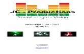 Sound - Light - Vision - JC - Productions verhuur en ... Word - verhuurlijst.docx Author jim cloots Created Date 1/22/2014 10:18:21 PM ...