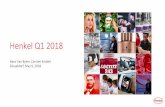 Henkel Q1 2018 · Future performance and results actually achieved by Henkel AG & Co. KGaA and ... Flexible Packaging ... Q1 2018 - Henkel Investor ...