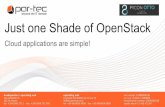 Cloud applications are simple! - PyCon Nove · Manage OpenStack with python Shade library to simplify automation. Agenda ⬝Intro to OpenStack ⬝The day I met Shade (Quickstart)