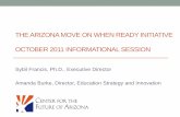 Move On When Ready - Center for the Future of Arizona · THE ARIZONA MOVE ON WHEN READY INITIATIVE ... International Baccalaureate . ... Willow Canyon High School (Surprise)