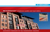 Brickforce - Engineers guide and load tables · Brickforce® Engineers guide and load tables. 2 ... and reinforced wall panels ... weight of the wall panel has been taken into considera-