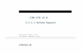 Refund Deposit - docs.oracle.com  · Web vieware marked by a Word Bookmark so that they can be easily reproduced in the ... for any purpose, without our prior written permission.