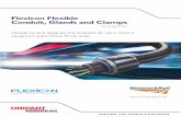 Flexicon Flexible Conduit, Glands and Clamps · SERVING THE WORLD’S RAILWAYS Flexible conduit designed and accepted for use in Class II equipment and in Flood Prone areas Flexicon