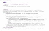 MQTT V3.1 Protocol Specific - libvolume3.xyzlibvolume3.xyz/.../protocolspecificationnotes2.pdf · This specification is split into three main sections: the message format that is