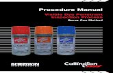 Procedure Manual - Callington Haven, Aviation …callingtonhaven.com/.../manual_visible_dye_penetrant.pdf · Procedure Manual Visible Dye Penetrant Inspection Process Spray Can Method.