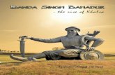 sikhs.org.sg · Chapter 7 Banda Singh Bahadur’s Personality 36 Chapter 8 Relics, Gurdwaras & Memorials 38 Bibliography 56 . 1 CHAPTER 1 adho Das to Banda Singh-Noble