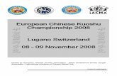 European Chinese Kuoshu Championship 2008 Lugano ... · European Chinese Kuoshu Association Section 4 Sparring Contests 4.1Shuai Jiao – By European Shuai Jiao Union