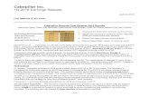 Caterpillar Inc. · (more) Caterpillar Inc. 1Q 2018 Earnings Release April 24, 2018 FOR IMMEDIATE RELEASE First Quarter Caterpillar Reports First-Quarter 2018 Results