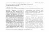 Expression and clinical significance of long-non-coding ...€¦ · expression level and biological function of long non-coding RNA gastric ... atic ductal adenocarcinoma (pancreatic