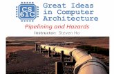 Pipelining and Hazards - inst.eecs.berkeley.eduinst.eecs.berkeley.edu/~cs61c/resources/su18_lec/Lecture13.pdf · Review of Last Lecture •Implementing controller for your datapath