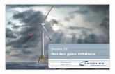 Nordex goes Offshore · Nordex offshore wind turbine delivers a superior energy yield Nordex is the company with a 25 year track record and more than 4,400
