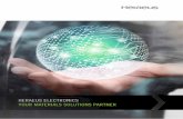 Heraeus Electronics - YOUR MATERIALS SOLUTIONS …€¦ · HERAEUS ELECTRONICS 2. KEY MARKETS ... Customer expectations on device ... IN A COMPETITIVE AND FAST MOVING MARKET Key Markets