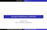 Actuarial Mathematics (MA310)hamilton.nuigalway.ie/teachingWeb/MA310/projectAppraisal_B.pdf · Project Appraisal Examples Measures of Return Section B Continued: Project Appraisal