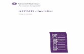 AIFMD checklist - Grant Thornton Pakistan Advisory · negligence relating to professional liability risk. A description of any AIFM management function delegated by the AIFM. ...