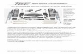 2013-2015 (DODGE) RAM 2500/3500 LEVELING ... - … instructions/Install...2013-2015 (DODGE) RAM 2500/3500 LEVELING LIFT KIT INSTALL INSTRUCTIONS KIT CONTENTS: (2 ... to purchase a