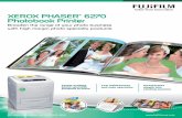 XEROXPHASER 6270 Photobook Printer - Fujifilm · FUJIFILM North America Corporation 200 Summit Lake Drive, ... Xerox Phaser® 6270 Photobook Printer is produced by Xerox/Fuji Xerox