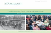 Ten Economic Facts About Immigration - Hamilton Project · The Hamilton Project • Brookings I Ten Economic Facts About Immigration Introduction The Hamilton Project believes it