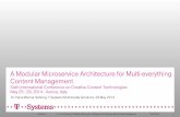 A Modular Microservice Architecture for Multi-everything · –öffentlich– Dr. H.-W. Sehring / A Modular Microservice Architecture for Multi-everything Content Management 28.05.2014