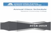 Annual Class Schedule - shared.spokane.edu · AGHRT232 Pest Management Project 2 AGHRT234 Bidding and Estimating 2-3 ... ARCFT115 Intro to General Aircraft Maintenance 1-5