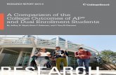 A Comparison of the College Outcomes of AP® and Dual … · A Comparison of the College Outcomes of AP ® and Dual Enrollment Students . By Jeffrey N. Wyatt, Brian F. Patterson,