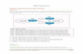 BGP Questions - storagemadeeasy.com€¦ · Cisco Networking Engineers – Maher Abdelshkour Page 3 Refer to the exhibit The neighbor 10.1.1.1 weight 200 BGP configuration command