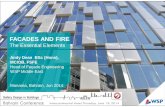 FACADES AND FIRE - sesam-uae.comsesam-uae.com/safetybahrain/presentations/Andy.pdf · FACADES AND FIRE The Essential Elements Andy Dean BSc (Hons), MCIOB, FSFE ... NFPA 5000 Should