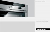 Built-in oven B44M42 - CookersAndOvens€¦ · Self-cleaning surfaces..... 19 Removing and fitting the appliance door ..... 19 Cleaning the door panels ... Test dishes ...
