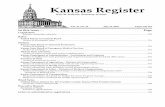 Kansas Register - sos.ks.gov · Procurement and Contracts Doc. No. 046450 ... America’s District Foundation, ... project documents into the electronic bridge packets