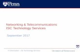 ISC Redefinition - IAM Update PennNetwork.pdf · • Policy and Planning. ... • Group registration –Unlimited devices, ... eduroam •Federated Wireless Access at Participating