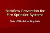 Backflow Prevention for Fire Sprinkler Systemsfiresprinklertesting.org/wp-content/uploads/2017/08/blackflow... · that are installed on the fire sprinkler system shall be inspected