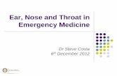 Ear, Nose and Throat in Emergency Medicineeducationresource.bhs.org.au/library/file/309/ED_ENT_20121_logo... · Ear, Nose and Throat in Emergency Medicine ... Tonsils not obviously