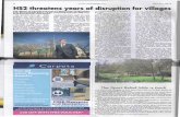 HS2 threatens years of disruption for villages - Home … from Culcheth Life - HS2 + Winwick Lane.pdf · .4 .com february 2016 HS2 threatens years of disruption for villages THE villages
