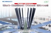Kobe Steel’s - kobelco.co.jp · Soft steel sheets, high-tensile strength steel sheets and other product ... Coil (Mill scale or pickling) Slit coil (Mill scale or pickling) Cut