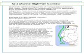 M-5 Marine Highway Corridor - Maritime Administration · M-5 Marine Highway Corridor ... California along the West Coast. ... The increased use of the Marine Highway component of