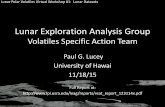 Lunar Exploration Analysis Group - NASA · . ... NASA HEOMD request to Lunar Exploration Analysis Group form a Specific Action Team