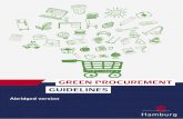 GREEN PROCUREMENT GUIDELINES - .GREEN PROCUREMENT GUIDELINES ... which is enhanced by the purchase