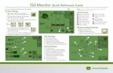ISO Monitor Quick Reference Guide - John Deere · Net Settings A Number of Wraps B Net Wrapping Delay C B-Wrap Enable/Disable D BB-Wrap Cut Length Adjustment E B-Wrap Bale Orientation