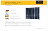 SW 280 - 290 mono - SolarWorld Industries GmbH · SW 280 - 290 mono Data Sheet Produced in Germany, the center for solar technology TUV Power controlled: Lowest measuring tolerance