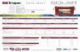 SAGM 12 205 12V 205Ah - Trojan Battery · COLOR Maroon WATERING No Watering Required IEC 61427 8+ Years Life ELECTRICAL SPECIFICATIONS ... 12-5-2014 C A. SAN 2. HEAT SEAL MELT = 0.100".