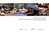 Online Survey of MFIs as Business Correspondents - MFIN …mfinindia.org/.../06/GIZ-MFIN_MFI_as_BC_online_survey_22042014.pdf · workshops and an online survey ... More NBFC‐MFIs