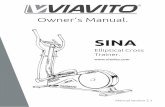 Owner’s Manual. - cdn.sweatband.com Sina Manual.pdf · Owner’s Manual. Elliptical Cross Trainer. SINA  Manual version 2.1
