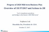 Overview of 1H FY2017 and Actions in 2H - Fujikura · Overview of 1H FY2017 and Actions in 2H ... strong optical fiber related demand in worldwide. ... Response to the growing demand