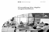 Creating the Agile organization - .Creating the Agile organization. 2 White Paper ... Agile organizations