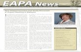 EAPA News - The Worldwide Corrosion Authority€¦ · 1 EAPA News Fall 2014 ... corrosion in the petrochemical and power industries, ... and acidic corrosion environments.