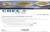 Chemical Compatibility Test Kit - au.mouser.com file18 pieces Kit Part No. CCK-6MX6 Chemical Compatibility Last Modified 1/18/2017 Opulent Americas • 807 Spring Forest Road, Suite