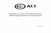 Guide to the Performance Management Framework · Performance Measurement ... The Guide to the Performance Management Framework ... incorporates information on the progress towards